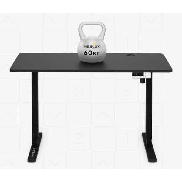 Фото - Стіл з електрорегулюванням висоти Mealux PowerDesk Energy Black (EVO-201 Energy B/B)